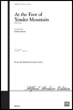 At the Foot of Yonder Mountain Two-Part choral sheet music cover Thumbnail